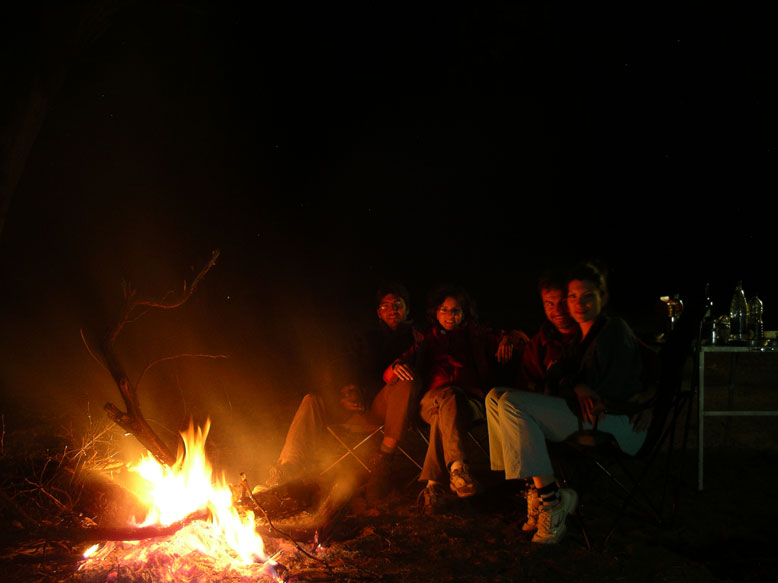 los fuegos de campamento